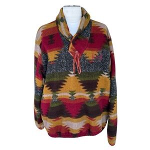 Women’s Vintage The Wild West PullOver Native Jacket Made In USA UNISEX